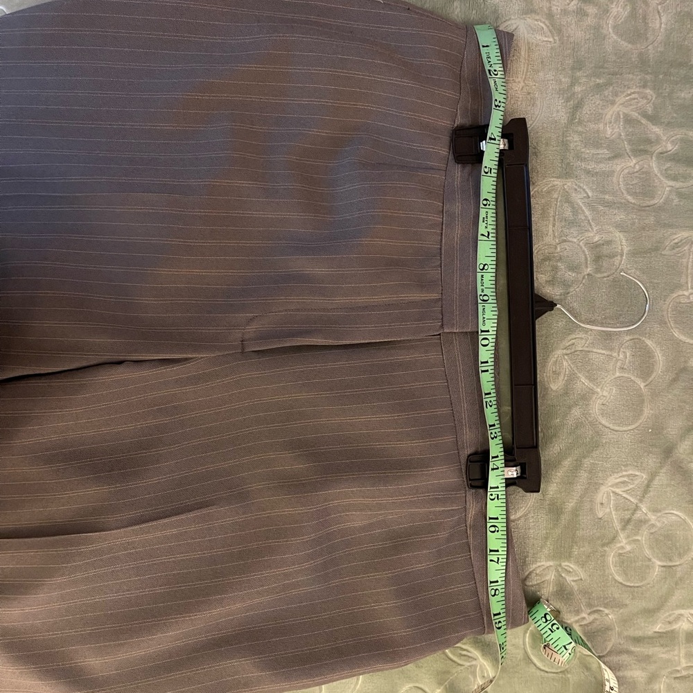 Evan Picone Gray Pinstripe Pantsuit